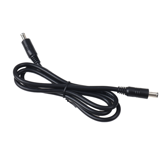 20AWG 18AWG 16AWG DC5521 DC5525 Stranded PVC Industrial Power Male to Male Black Extension Cable