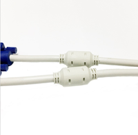 Cable divisor VGA de 15 pines para proyector de TV, adaptador macho a 2 hembra Dual de Monitor Y de 20cm