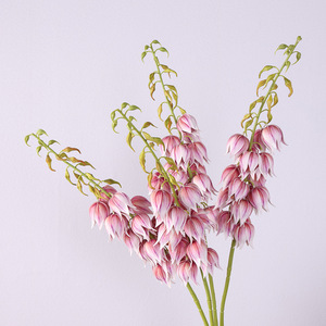 Hoa nhân tạo làm bằng chất liệu PU, cành dài của hoa Lily giả để trang trí nhà - Product Image 1