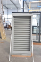 Nouveau design persienne en aluminium cadre en aluminium persiennes en verre