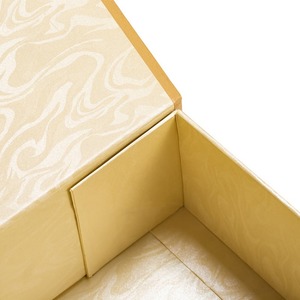 Caja de Regalo Navideña Plegable con Diseño Flocado, Caja de Embalaje de Papel Kraft para Galletas y Chocolates, Logotipo Personalizado - Product Image 6