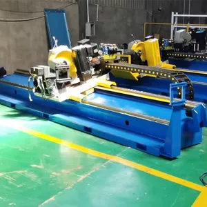 Máquina de fabricación de tubos de acero al carbono Sierra fría circular Cortadora de Sierra Fría completamente automática para tubería