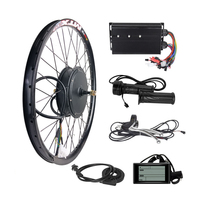 Kit de conversion de roue de vélo électrique puissant 3000W 5000W pour moto et VTT, jantes 17 et 19 pouces