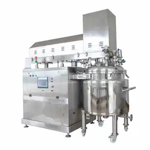 50L 100L 200L 300L 500L cơ thể mỹ phẩm Máy làm kem mỹ phẩm trộn chân không homogenizer chất nhũ hóa