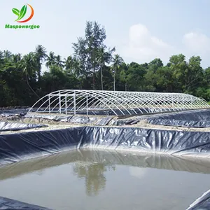 0.5 0.75 1 2Mm Geomembrane Hdpe Pvc Wit Voor Mijnbouw, Stortplaats, Vijvervoering