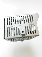 Boîtier en tôle d'aluminium brossé sur mesure OEM de haute précision, usinage CNC, perçage, taraudage, pour instruments électroniques et contrôle