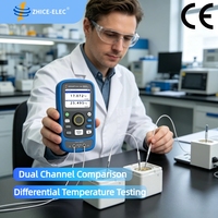 Premium Dual Sensor Temperature Measurement Device with Bluetooth Connectivity for Factory Inspection and Laboratory Testing