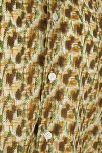 Diseñador de calidad superior 4Ff Camisa de algodón multicolor marrón Turn Down Collar Button Up Cierre Camisas - Product Image 3