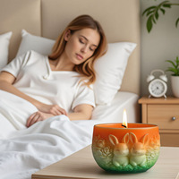 Dumo Vente en gros de tasses de gypse pour bougies de lapin, moules en silicone pour fournitures de bricolage, moules cylindriques pour pots de fleurs en béton et ciment