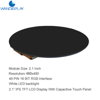Écran tactile circulaire LCD rond Wandisplay 2,1 pouces TFT 480x480 LCD pour montre intelligente