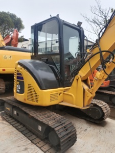 Original Japon 5,5 tonnes Komatsu Pc55 Pc55Mr Mini pelle d'occasion Komatsu Pc55 en vente bon marché - Product Image 4