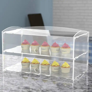 Vetrina per <span class=keywords><strong>pasticceria</strong></span> da banco in acrilico con scatola in acrilico personalizzata per negozio di pane - Product Image 4
