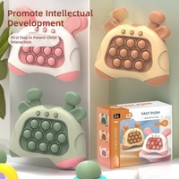 Machine d'arcade transfrontalière populaire anti-stress, jeu de blocs de puzzle en plastique à bouton-poussoir, type Whack-A-Mole, avec mécanisme de poussée rapide