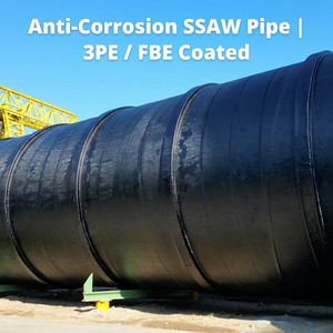 Tubería de Acero SSAW con Recubrimiento 3PE FBE para Agua de Mar |   Tubo Soldado en Espiral de Gran Diámetro Anticorrosión - Product Image 1