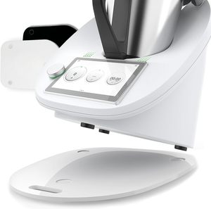 Base Deslizante con Ruedas para Thermomix TM5 <span class=keywords><strong>TM6</strong></span>, Diseño Moderno y Minimalista, Transparente, Cuadrada, de Plástico, para Electrodomésticos de Encimera - Product Image 1