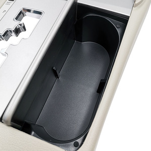 Toyota Camry Front Row Gear Shift Panel <b>Storage</b> <b>Box</b> With Cup Holder ABS <b>Material</b> Multifunctional Design - Product Image 4