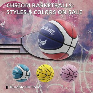 Balones de baloncesto de entrenamiento hechos de material PU ofrecen un excelente agarre y durabilidad, ideales tanto para jugadores principiantes como intermedios. - Product Image 2