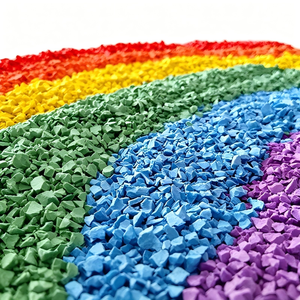 High Quality Colorful EPDM <b>Rubber</b> Granules for Running Track Playground Court <b>Flooring</b> Anti-Slip Wear-Resistant Safety Surface - Product Image 1