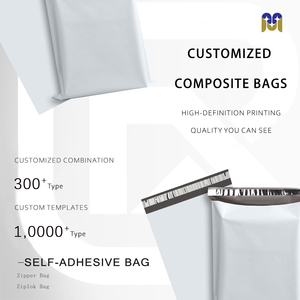 Bolsas <span class=keywords><strong>de</strong></span> Envío Autoadhesivas Blancas Gruesas Personalizadas, Rollo a Granel, Embalaje <span class=keywords><strong>de</strong></span> Paquetería <span class=keywords><strong>Vinted</strong></span>, Bolsas <span class=keywords><strong>de</strong></span> Polietileno Resistentes, Impermeables, para Envíos Express - Product Image 1