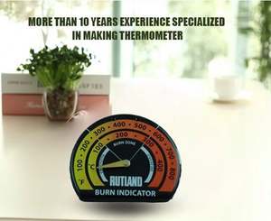 Termometro Magnetico per Tubi di Stufa, Termometro per Caminetto e Forno - Product Image 2