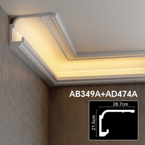 EverWall 2025, gran oferta, diseño clásico elegante, moldura <span class=keywords><strong>de</strong></span> cornisa decorativa <span class=keywords><strong>para</strong></span> el hogar <span class=keywords><strong>de</strong></span> Pu <span class=keywords><strong>para</strong></span> armarios <span class=keywords><strong>de</strong></span> <span class=keywords><strong>cocina</strong></span> - Product Image 2