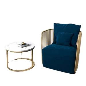 Canapé en métal et style nordique de luxe, canapé créatif pour la maison, combinaison de petits canapés, canapé de style moderne pour les boutiques de vêtements, fauteuil tendance - Product Image 1