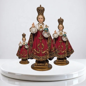 Robes royales rouges de Noël et du Nouvel An, peintes à la main, fabriquées à <span class=keywords><strong>Prague</strong></span>, pour bébés romains, en résine, pour table, 5,5 pouces, 8 pouces, 12 pouces - Product Image 1