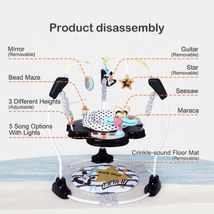 Trotteur en alliage d'aluminium multifonctionnel avec musique marcheur pour bébés bouncer marcheur pour enfants vente à chaud - Product Image 3