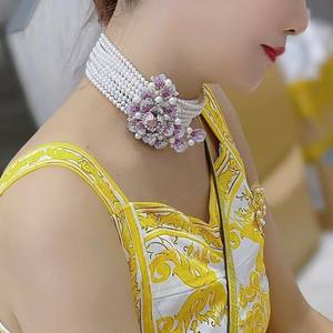 Broche de poitrine de luxe coréenne de style sophistiqué, camélia haut de gamme exquis pour costume féminin, motif d'eau douce - Product Image 4