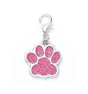 قلادة تعريف للحيوانات الأليفة على شكل مخلب لطيف مع نقش، مضادة للضياع، مع حلقة مفاتيح وقابلة للتخصيص بالاسم للكلاب والقطط - Product Image 3