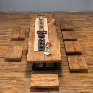 Tatami japonais table à thé et chaise en bois massif grande assiette Zen table basse assise baie vitrée table chez l'habitant <span class=keywords><strong>studio</strong></span> <span class=keywords><strong>de</strong></span> yoga - Product Image 2
