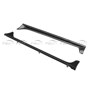 For Honda for Civic 2022-2023 Auto Tuning 11TH FL5 Type R MU Style Side Skirts Extension Lip Chin Spoiler <b>Splitter</b> Carbon Fiber - Product Image 2