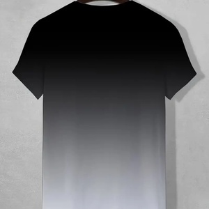 T-shirts pour hommes en gros 2024, 100% polyester, t-shirts vierges pour sublimation, t-shirts imprimés, manches courtes, hauts confortables - Product Image 2