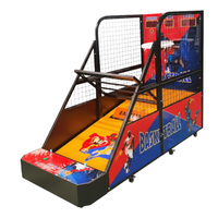 Machine d'arcade de basket-ball commerciale avec structure métallique robuste