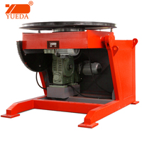 Pièces de mandrin de positionneur de soudage Yueda, commande manuelle à distance, machines industrielles 220V/380V/440V, garantie 1 an