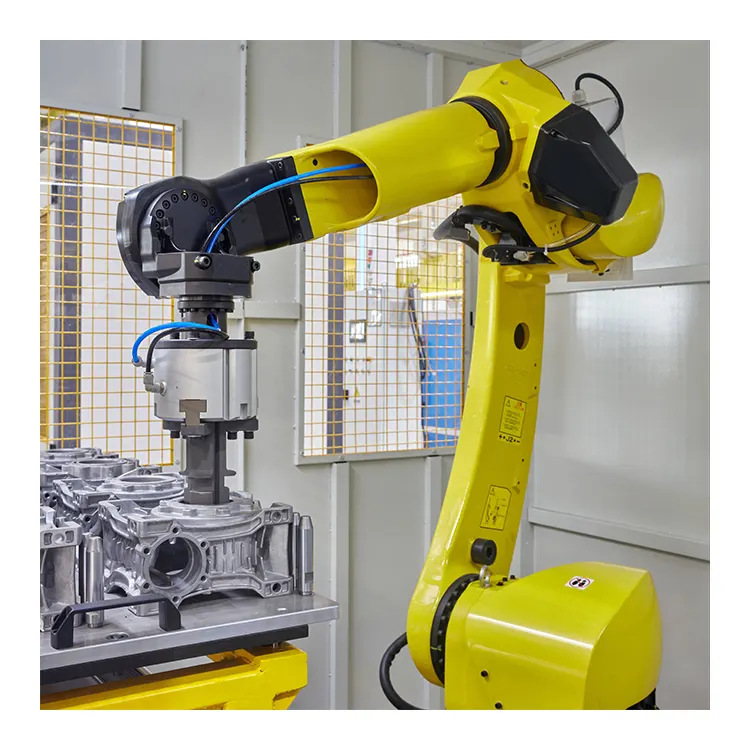 Máquina de lustro moagem automática do robô do sistema CNC para produtos do torneira/punho/bronze