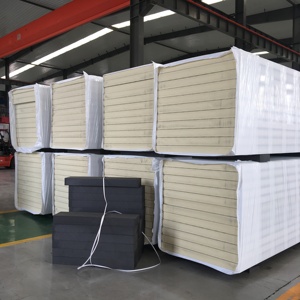 Panel Sándwich de PU/PIR para Pared Exterior Personalizado, Láminas de PPGI de Alta Calidad, Ignífugas e Insonorizantes, Paneles de Aislamiento Ignífugos - Product Image 3