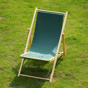 Silla de Playa Plegable de Madera Ajustable con Logotipo Personalizado al por Mayor - Product Image 5