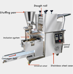 Boulette automatique commerciale de Samosa d'acier inoxydable faisant la machine 220V Empanada produit de grain formant des machines pour le moulin à farine - Product Image 2