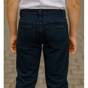 Pantalones Vaqueros para Niños Adrenaline, Lavado Oscuro, Corte Recto, Mezclilla Elástica, Cintura Media, 5 Bolsillos - Product Image 5