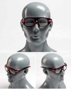 खेल काले चश्मे के साथ समायोज्य लोचदार बैंड सुरक्षा प्रभाव संरक्षण आउटडोर खेल बास्केटबॉल फुटबॉल बैडमिंटन खेल चश्मा - Product Image 5