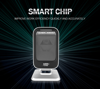 Lector de Códigos QR Vertical Syble AK-9208H, Escáner de Códigos de Barras de Escritorio Omnidireccional 2D para Android