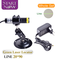 Module laser vert 20*90 520nm pour alignement, faisceau laser vert, localisateur de lumière verte pour positionneur de machine à bois