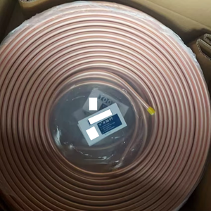 1/4 3/8 <span class=keywords><strong>Tube</strong></span> <span class=keywords><strong>de</strong></span> <span class=keywords><strong>cuivre</strong></span> personnalisable <span class=keywords><strong>de</strong></span> 1/2 pouces-Haute pureté pour les systèmes <span class=keywords><strong>de</strong></span> <span class=keywords><strong>plomberie</strong></span> et <span class=keywords><strong>de</strong></span> CVC industriels - Product Image 1