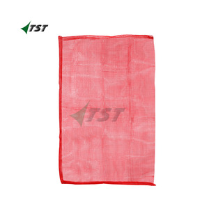 Sac en filet monofilament HDPE 45*75cm couleur <span class=keywords><strong>rose</strong></span> Leno pour l'emballage de l'<span class=keywords><strong>ail</strong></span>, des oignons, des légumes et des fruits - Product Image 6