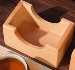 Offre Spéciale – Sous-verre en bois de hêtre de 8 mm d'épaisseur, éco-responsable, design simple et moderne, pour boissons, thé, café, vierge et uni - Product Image 4