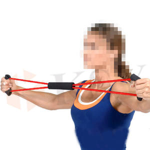 داخلي أطواق مقاومة لتمارين اللياقة معدات التمرين مرونة الجلوس سحب حبل تجريب العصابات الرياضة دواسة الكاحل مجتذب - Product Image 2