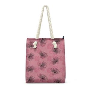 Dropship Print on Demand Lady Handbag Hawaiian Ohia Lehua Floral Beach Tote Bag Versatile Durable Rope Shopping Bag for Women 81 - Product Image 2