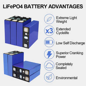 Ukraine Pologne Eu Stock 3.2V 100Ah 200Ah 320Ah 280Ah batterie Lifepo4 cellule au lithium-ion pour système de stockage d'énergie domestique batterie - Product Image 5
