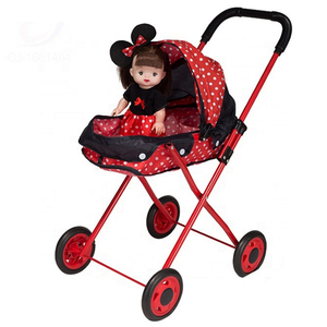 Juego <span class=keywords><strong>de</strong></span> simulación, carrito sombrilla <span class=keywords><strong>de</strong></span> plástico con vajilla, muñeca <span class=keywords><strong>de</strong></span> <span class=keywords><strong>juguete</strong></span>, cochecito <span class=keywords><strong>de</strong></span> bebé - Product Image 1